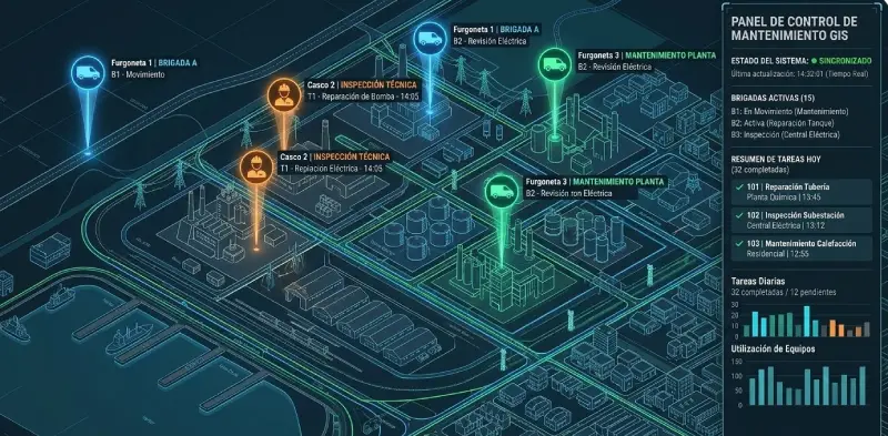 Eradicating Blind Spots: Real-Time Monitoring and Control of Field Brigades